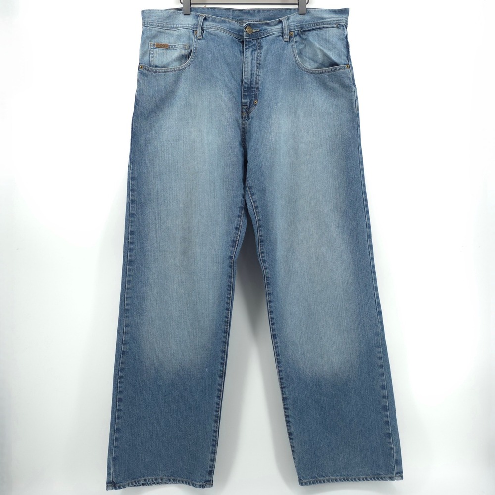 G-Unit Mens Jeans Baggy Relaxed 38x34 Blue Light Wash Y2K Hip Hop Streetwear